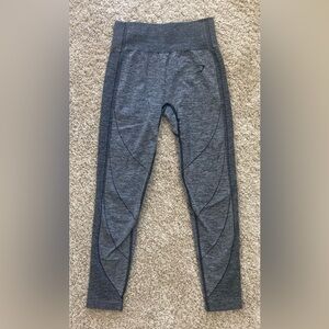 Women’s Gymshark Leggings, Size S, Gray/Black
